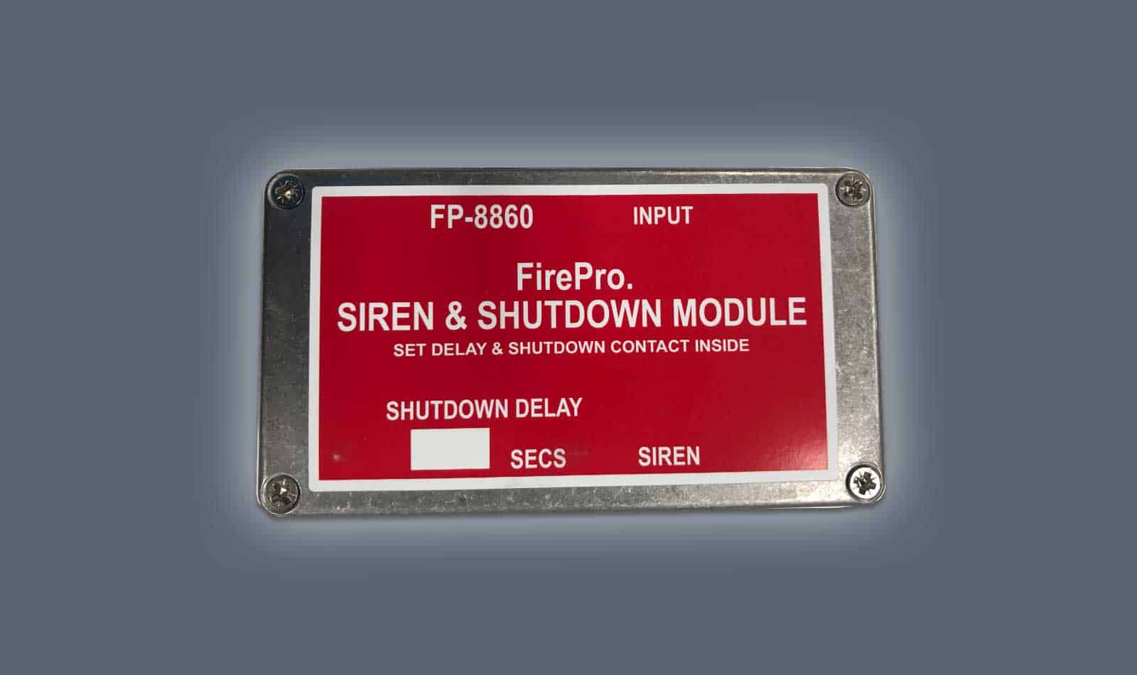 FP-8860 Shutdown Control
